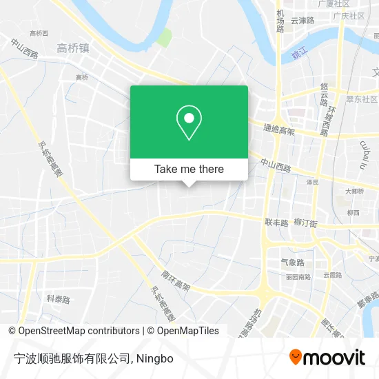 宁波顺驰服饰有限公司 map