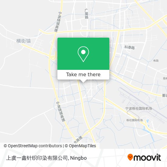 上虞一鑫针织印染有限公司 map