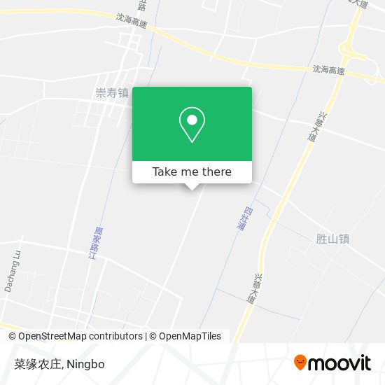 菜缘农庄 map
