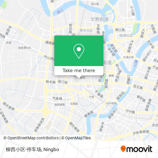 柳西小区-停车场 map