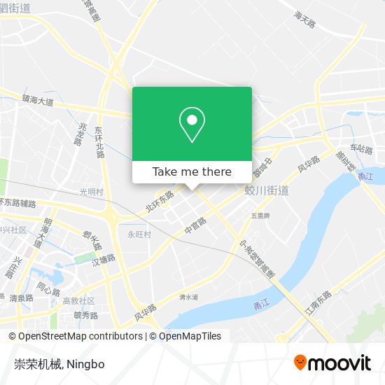 崇荣机械 map