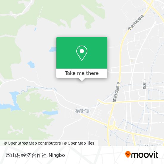 应山村经济合作社 map