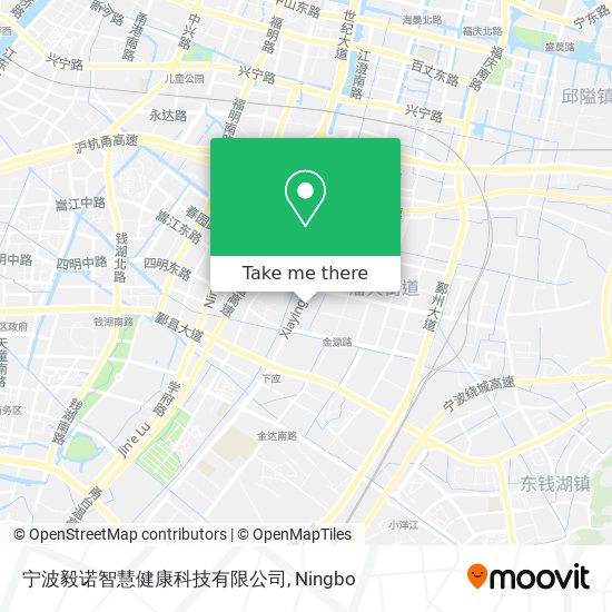 宁波毅诺智慧健康科技有限公司 map