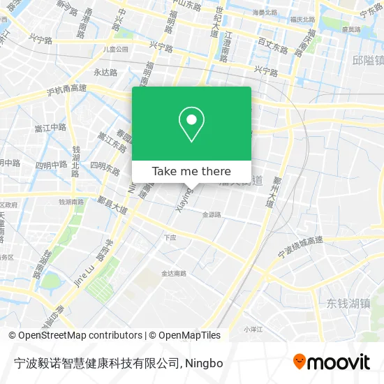 宁波毅诺智慧健康科技有限公司 map