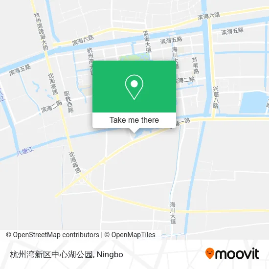 杭州湾新区中心湖公园 map
