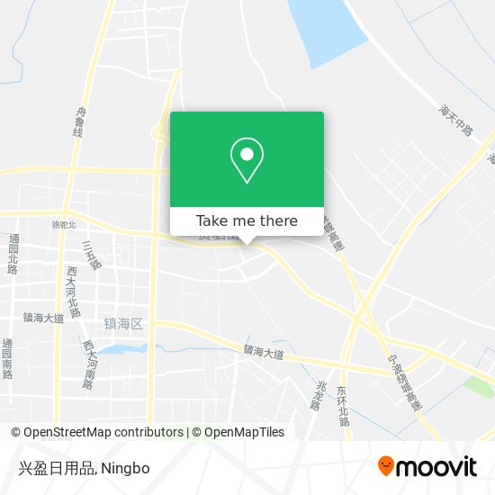 兴盈日用品 map