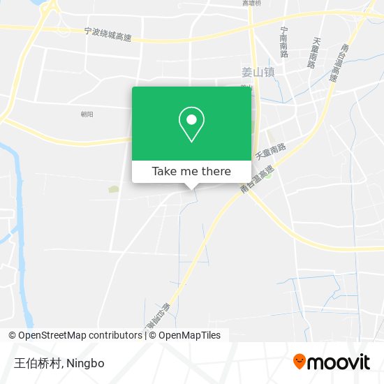 王伯桥村 map