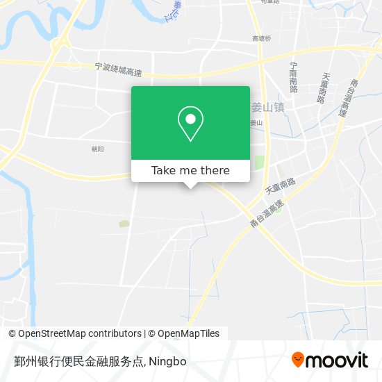 鄞州银行便民金融服务点 map