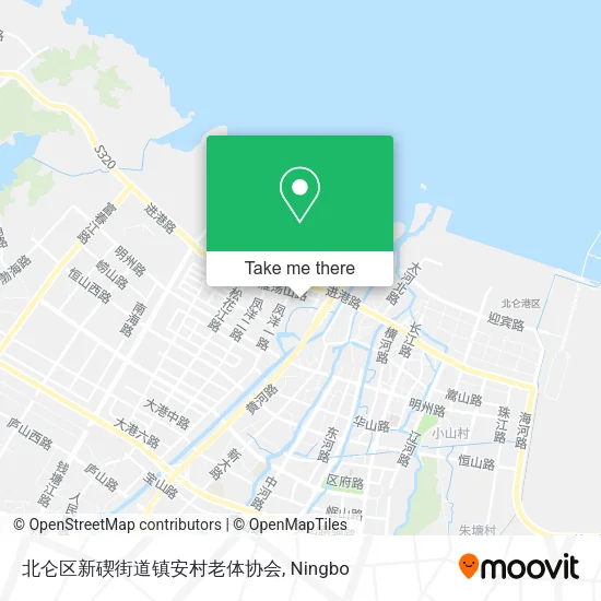 北仑区新碶街道镇安村老体协会 map