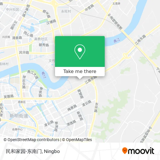 民和家园-东南门 map