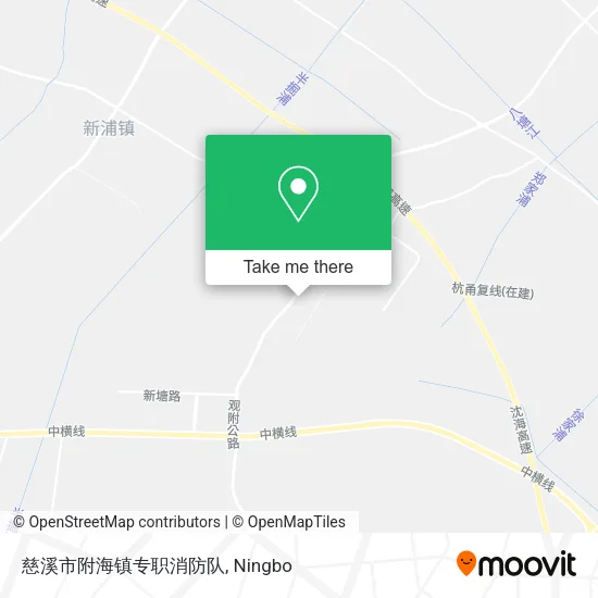 慈溪市附海镇专职消防队 map