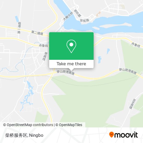 柴桥服务区 map