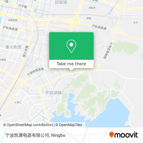 宁波凯通电器有限公司 map