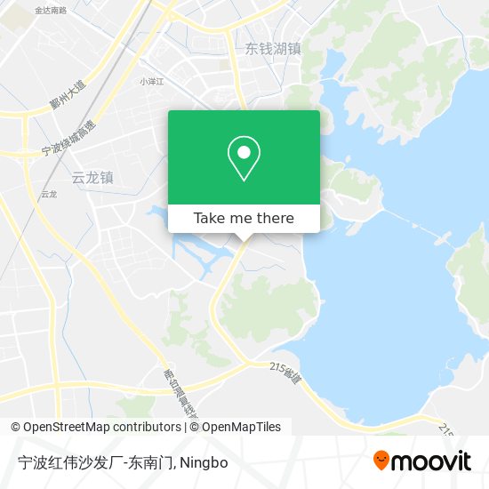 宁波红伟沙发厂-东南门 map