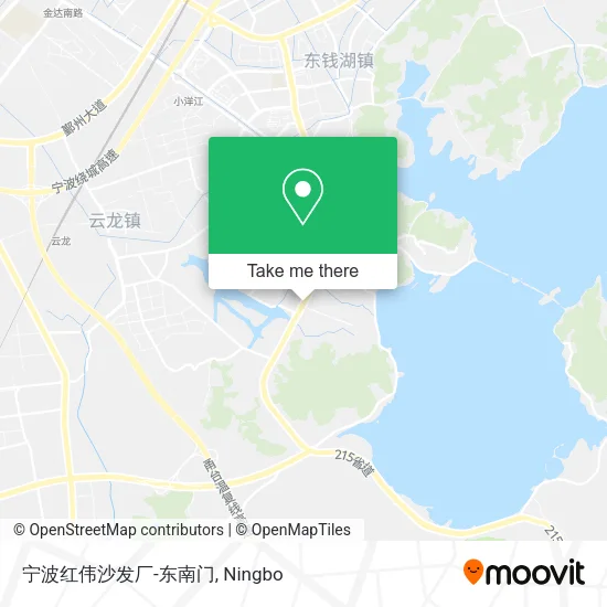 宁波红伟沙发厂-东南门 map