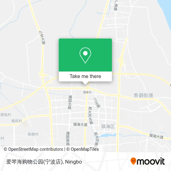 爱琴海购物公园(宁波店) map