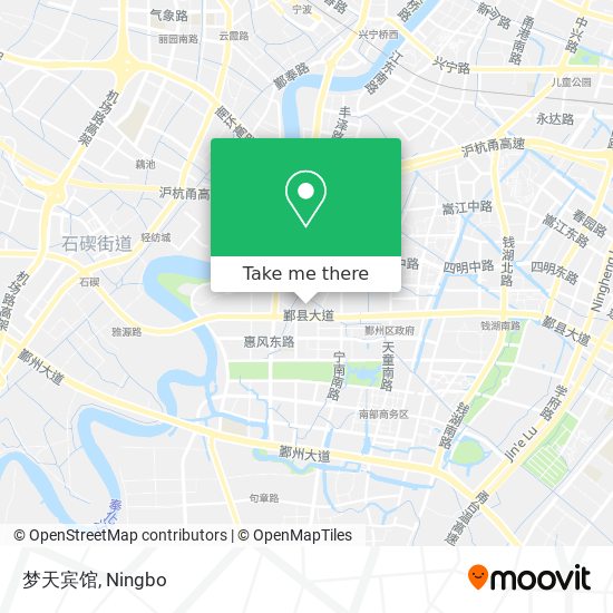 梦天宾馆 map