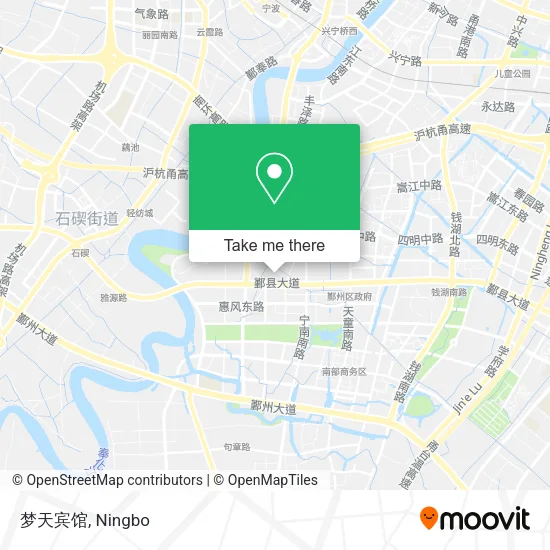 梦天宾馆 map