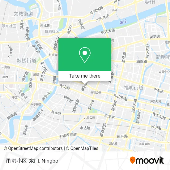 甬港小区-东门 map