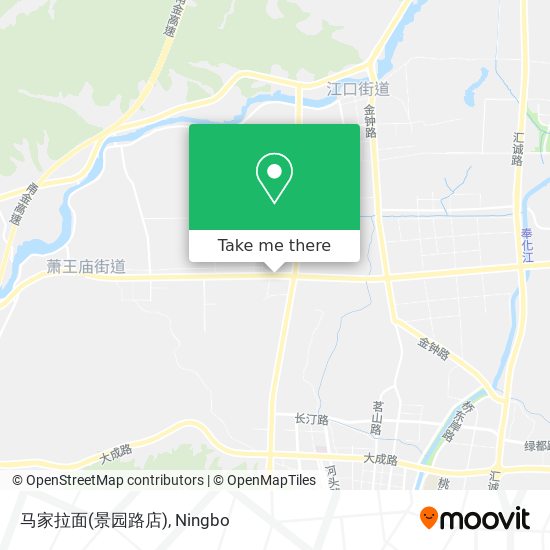 马家拉面(景园路店) map