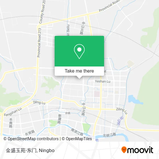 金盛玉苑-东门 map