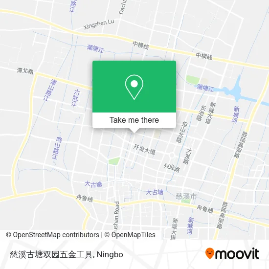 慈溪古塘双园五金工具 map