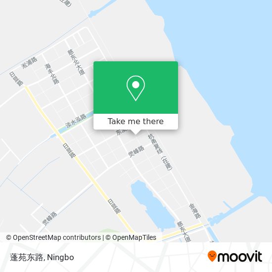 蓬苑东路 map