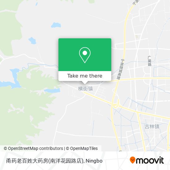 甬药老百姓大药房(南洋花园路店) map