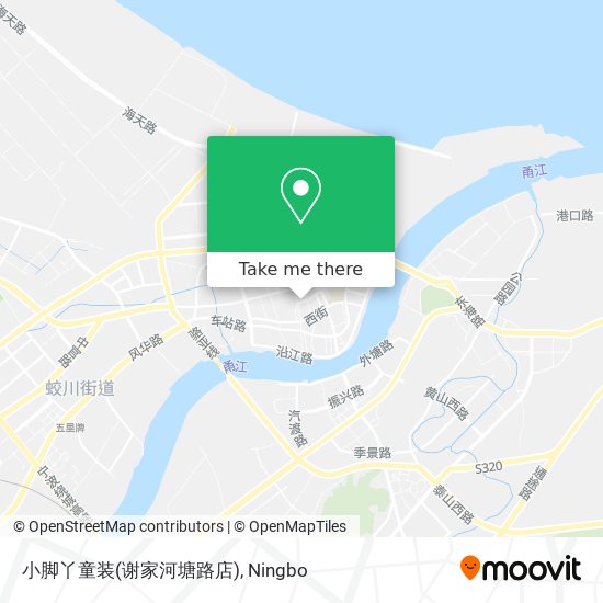小脚丫童装(谢家河塘路店) map