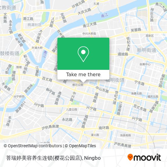 菩瑞婷美容养生连锁(樱花公园店) map