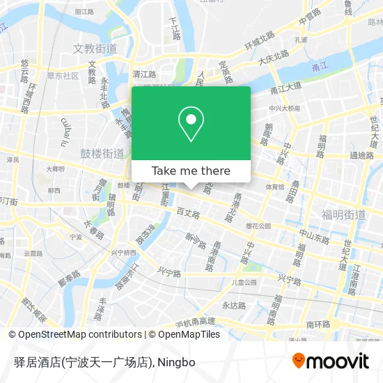 驿居酒店(宁波天一广场店) map