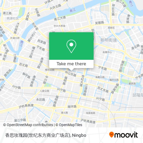 香思玫瑰园(世纪东方商业广场店) map