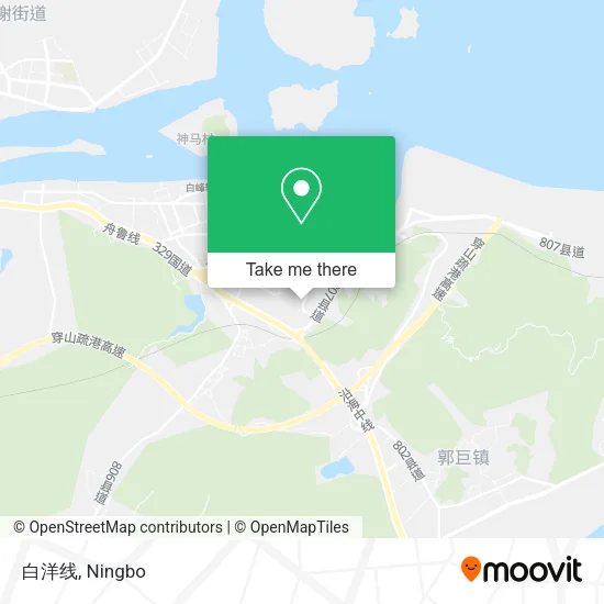 白洋线 map