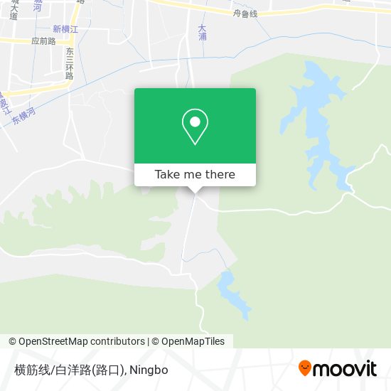 横筋线/白洋路(路口) map