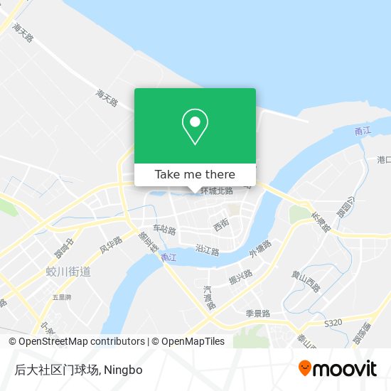 后大社区门球场 map