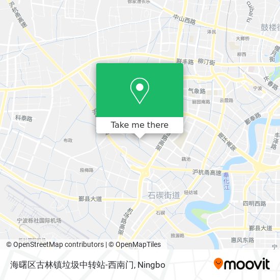 海曙区古林镇垃圾中转站-西南门 map