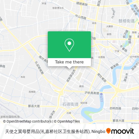 天使之翼母婴用品(礼嘉桥社区卫生服务站西) map