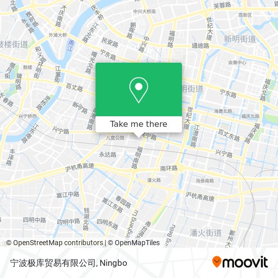 宁波极库贸易有限公司 map