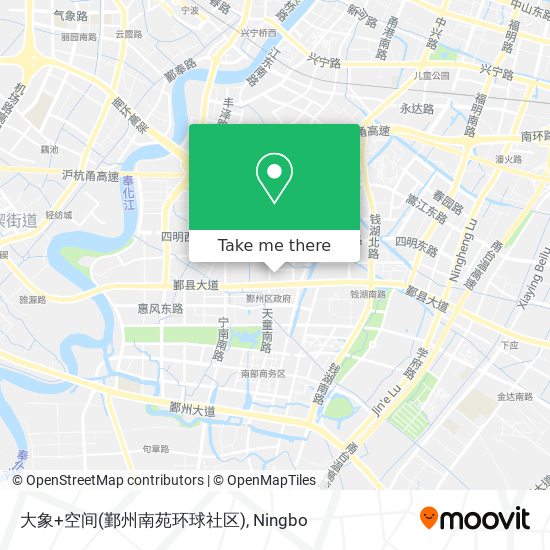大象+空间(鄞州南苑环球社区) map