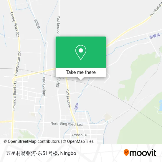 五星村翁张河-东51号楼 map