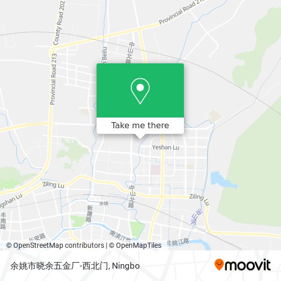 余姚市晓余五金厂-西北门 map