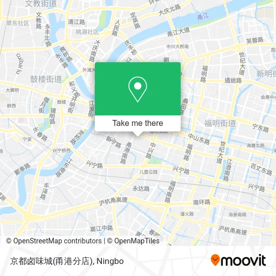 京都卤味城(甬港分店) map