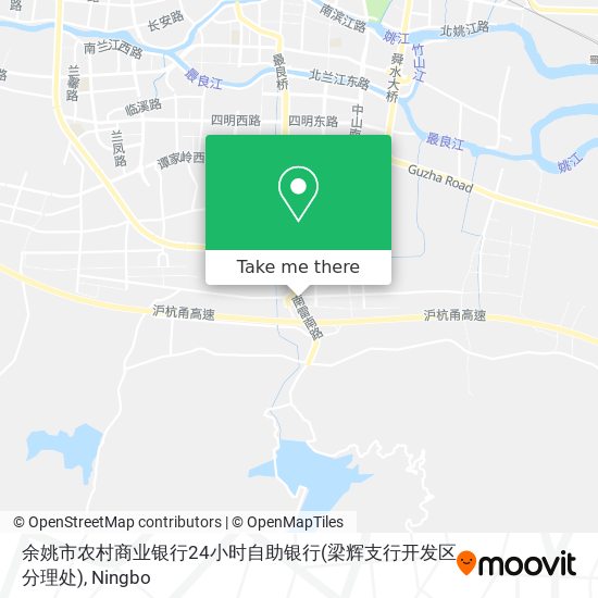 余姚市农村商业银行24小时自助银行(梁辉支行开发区分理处) map