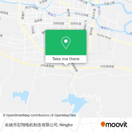 余姚市彭翔电机制造有限公司 map
