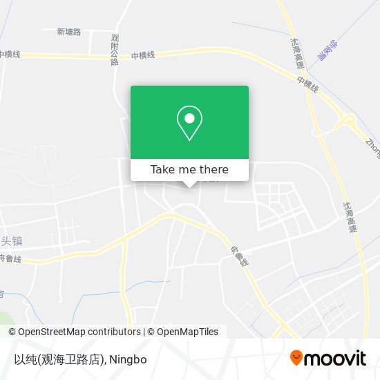 以纯(观海卫路店) map