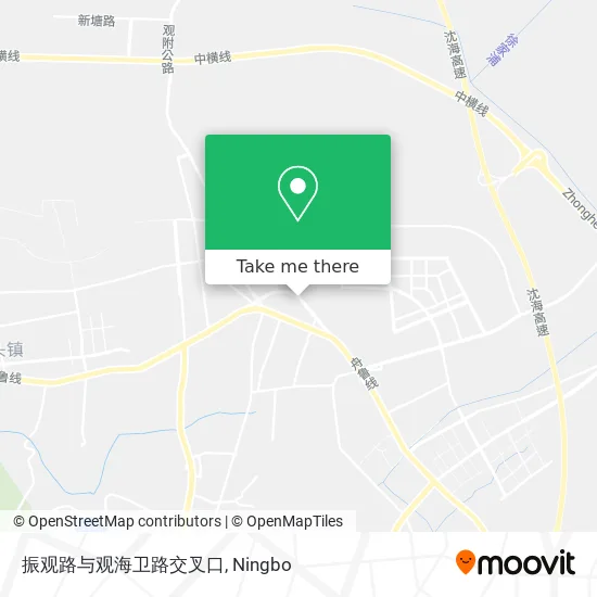 振观路与观海卫路交叉口 map