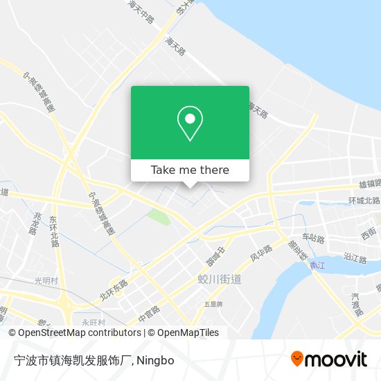 宁波市镇海凯发服饰厂 map