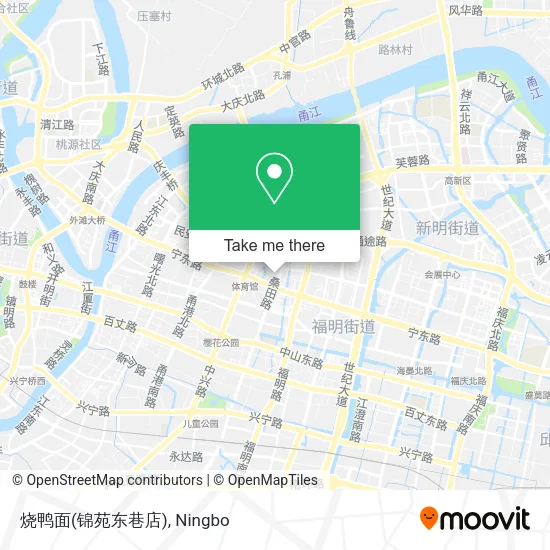 烧鸭面(锦苑东巷店) map