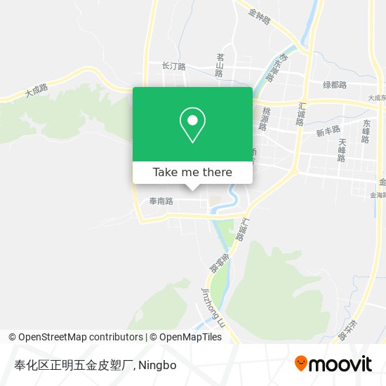 奉化区正明五金皮塑厂 map