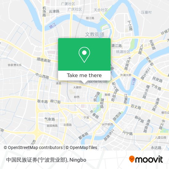 中国民族证券(宁波营业部) map
